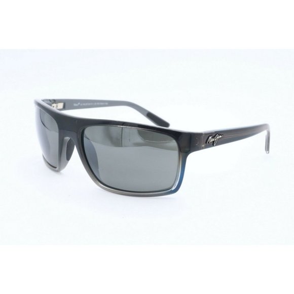 Maui Jim Byron Bay MJ 746-03F Square Marlin Sunglasses Gray Polarized le… - Picture 1 of 6